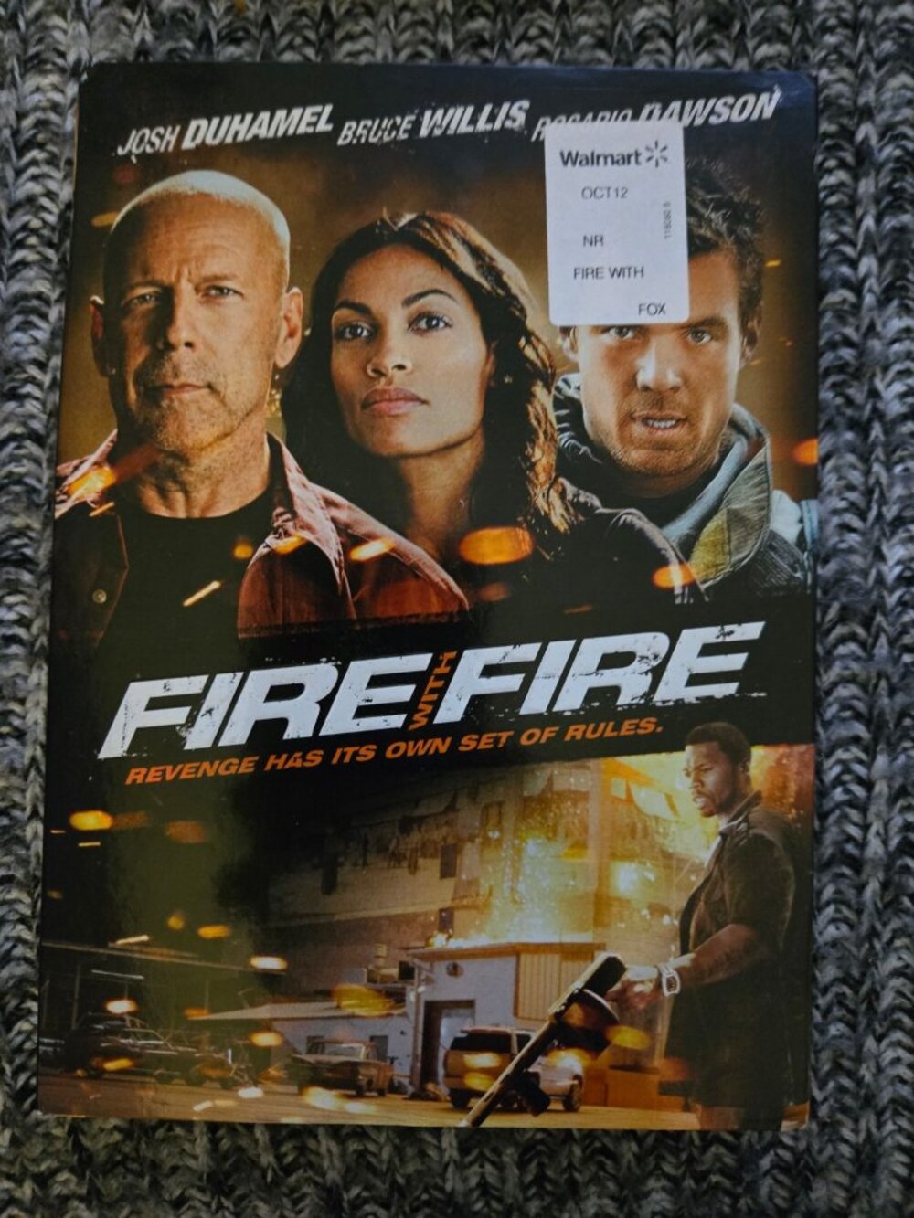 Fire With Fire DVD Bruce Willis Josh Duhamel Rosario Dawson